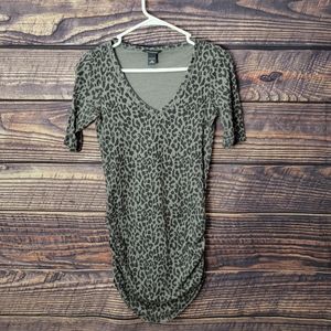 Moda International Black & Gray Leopard Print Tunic Dress from Victoria'…